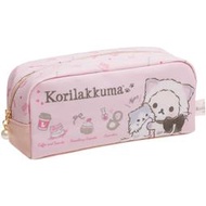 【懶熊部屋】Rilakkuma 日本正版 拉拉熊 懶懶熊 白熊 懶妹 牛奶熊 貓咪系列 帆布 珍珠 鉛筆袋 筆袋