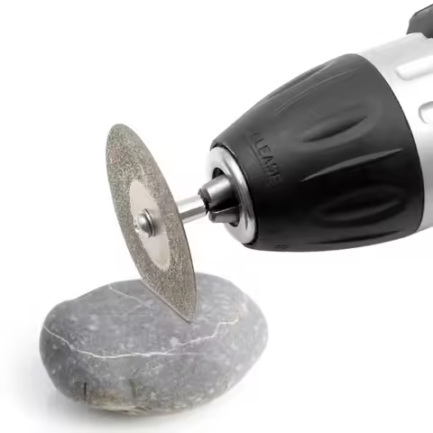 With 1 Arbor Shaft Diamond Grinding Wheel Metal Cutting Disc Slice Dremel Accessories 40/50/60mm Dre
