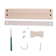 CUY Punching Tool Bookbinding Set Includes Punching Tool Curved Needle Sewing Needle and Thread For 