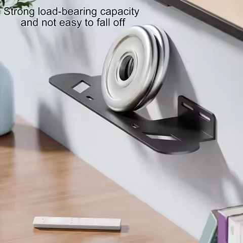 Wall-mounted Storage Holder for Soundbar Powder Coated Wall Mount for Soundbar Heavy-duty Metal Soun