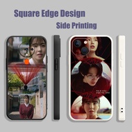 Casing For Redmi 9A 9C Note 8 10 10s NFC s line kdrama lee da hee FXX09 Phone Case Square Edge