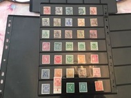 Germany stamps Germania and Inflation stamps mint hinged and used