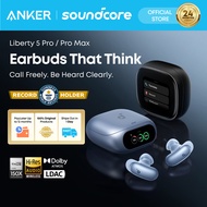 [2026 New] ANKER soundcore Liberty 5 Pro/ Liberty 5 Pro Max Wireless Earbuds, Guinness Clearest Call