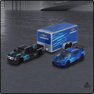 Maisto 1:64 Volkswagen Dodge Chevrolet Ford Transport Casting การผลิตโมเดลจำลองการสะสมรถโลหะผสม