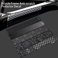 [SM]1 Set Bike Chain Sticker Waterproof Scratch Proof Faux Leather Bicycle Frame Anti-scratch Protector Decal for E-bike