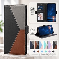 Patchwork Leather Flip Case For ZTE Nubia Neo 5 GT P9 P7 Optus X Pro 2 Value Axon 60 Fresh 50 Ultra 