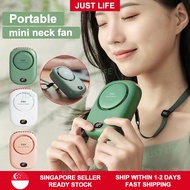 mini portable fan mini fan with lanyard rechargeable battery fan usb fan handheld fan small fan neck waist cooling fan