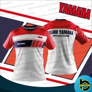 PADU FAZZ MS02 - BAJU MOTOR Y4MAH4 RETRO VINTAGE MERAH V1 KONVOI RIDER TAK PANAS MICROFIBRE