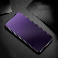 Matte Anti Purple Light Tempered Glass For Oppo Reno 2 2F 3 4 4F 4G F11 F9 F7 F5 Pro A9 A3S A5 AX5 A5S AX5S A7 A12 A12E A83 A52 A92 A53 A33 A91 A93 A5 A9 A31 A1K 2020 Matte Anti UV Blue Light Screen Protector