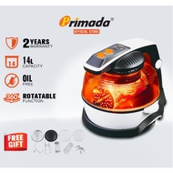 Primada 14 Litre XXXL Rotatable Digital Air Fryer PCR1200