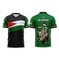 T -shirt Palestine Freedom Free Palestinian Hamas short sleeve long -sleeved full print sublime cust