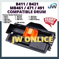 Compatible OKI B411 B431 B411d B411dn B431d B431dn MB461 MB471 MB471dnw MB471w MB491 MB491dn Drum