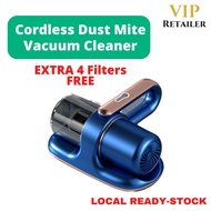 (VIP Retailer) Cordless Dust Mite Vacuum Cleaner | 13000 pa | Strong Suction for Mattress, Sofa, Car