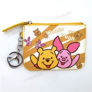 Disney Winnie the Pooh &amp; Piglet Ezlink Card Pass Holder Coin Purse Key Ring