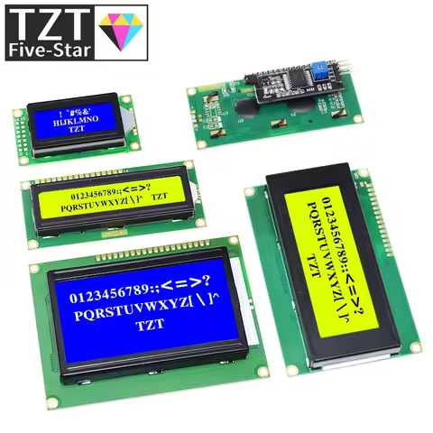 TZT LCD Module For Arduino LCD0802 LCD1602 LCD2004 LCD12864 LCD Character UNO R3 Mega2560 Display PC