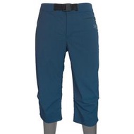 加拿大頂級戶外品牌Arc'Teryx 始祖鳥藍色快乾透氣7分褲 有腰帶