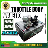 KZR TB DREAM110 FI WAVE110 FI RACING THROTTLE BODY 28MM 30MM KZR THROTTLE BODY W110 FI