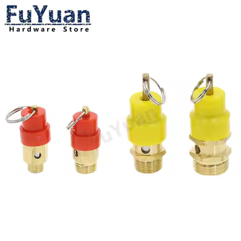 1/4'' 3/8" 1/2" Male thread 1KG - 12KG Air Compressor Safety Release Relief Valve Connector Air Gas 