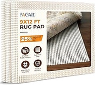 BAGAIL BASICS 9 x 12 FT Rug Pad Gripper for Hardwood Floors, Non Slip Rug Pads for Area Rugs, Extra 