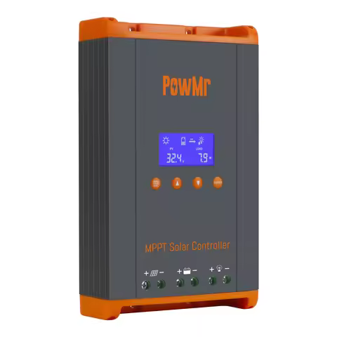 PowMr EU 60A MPPT Solar Charge Controller Can Parallel 12PC Charging 12V 24V 36V 48V LifePo4 Battery
