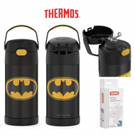 蝙蝠俠 - 美國 Thermos 不鏽鋼真空兒童保溫吸管水壺 - Batman + 吸管替換配件 (2 件裝)