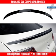 MERCEDES BENZ C253 GLC coupe rear spoiler amg trunk spoiler GLC coupe c253 accessories