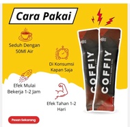 COFFIY Official Store Original 100% minuman serbuk kopi herbal Stamina Pria 1Box isi 10 Sachet Made