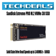 SanDisk Extreme PRO M.2 NVMe 3D SSD Solid State Drive Read Speeds up to 3,400MB/s - 500GB