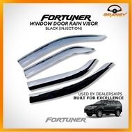 Toyota Fortuner 2009 to 2015 OEM / INJECTION Window Door Rain Visor Quality Car Accessories