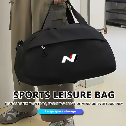 For Hyundai Car Styling Shoulder Travel Storage Backpack Sports Fitness Bag N Line Tuscon NX4 I20 I3