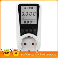 Power Meter, Plug-in Socket with Overload Protection, Kilowatt Voltage AMP Tester, Electrical Energy