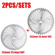 CASTA 10 Inch*40/60 Gigi Mata Pisau Mesin Potong Rumput Baja Circle Potong Rumput Pisau Bulat / PISA