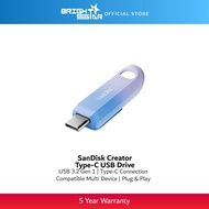 SanDisk Creator Type-C USB Drive, Plug & Play - 256GB / 512GB
