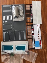 Liberty Walk Works Performance LBW 1:64 Car Park 車房＋停車場景品