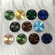 31mm Watch Dial Green Luminous Stick Index Dial Watch Accessories for 8285 Movement