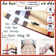 🌈GIÁ SỐC🌈 Áo Bọc Nệm 2 Mặt Có Khóa Kéo Dùng Cho Nệm Thẳng Ga Nệm 2 Mặt Có Khóa Kéo Bọc Nệm Topper