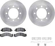Dynamic Friction Company Front Brake Rotors with 5000 Advanced Brake Pads includes Hardware 6512-403