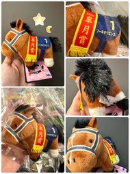 正版冠軍馬一號 純血馬仔收藏 公仔掛件 12cm皋月賞珍寶馬SK-Japan🐎 小棕馬 サラブレッドコレクション マスコットボールチェーン ソールオリエンス 皐月賞  日本賽馬公仔