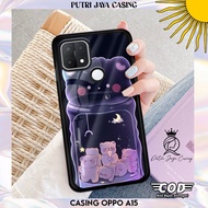 Putri hp OPPO A15 Casing Motif [NEWCUTEBEAR07] Hardcase Softcase Premium Glossy Cool Accessories Pro