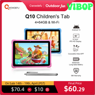 VIBOP แท็บเล็ต10.1นิ้วแท็บเล็ต Android 12 Quad Core 4Gb 64Gb WIFI 6000Mah Leren Tableten Voor Kinderen App พบกับ Kinderen App ABEPV