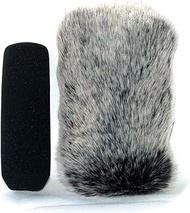 13cm Furry MIC Windshield Windscreen Compatible for For sony ECM-XM1 CG1 NV1 PS1 HVR HD1000U HXR-MC2