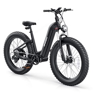 UDON BEEMONE Electric Bike for Adults One-Step, 1000W Motor Electric Bicycle with 26" x 4.0 Fat Tire