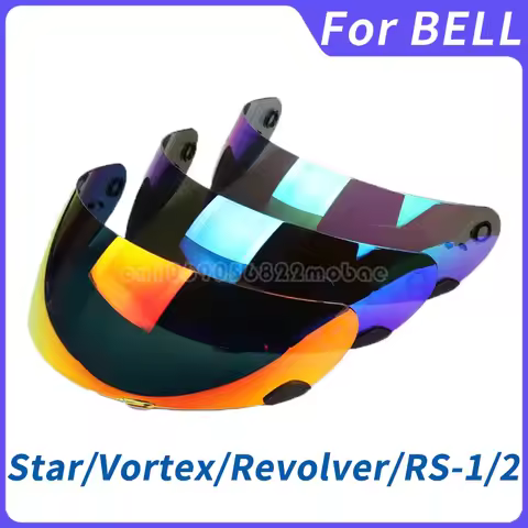 For BELL Qualifier DLX MIPS Helmet Visor lens Motorcycle helmet Anti-UV Plating Lens Accessories