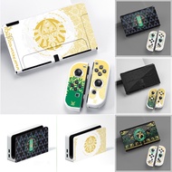 (Zelda) Dockable Protective Case for Nintendo Switch /Switch OLED 2021, Hard Shell Case Cover for Switch OLED 7 Inch and Joy-Con Controllers - Tears of the Kingdom