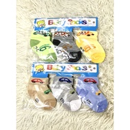 Baby Boy Socks 3pairs 3-24months