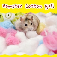 100pcs Natural Cotton Balls Small Animal Breathable Warm Hamster Cage House