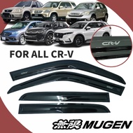 Honda CRV 1995 - 2025 Mugen Air Press Window Door Visor Wind Deflector (1 set)