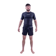 Academy Short Sleeve Sleeve Rashguard | Comfortable and Durable BJJ Rash Guard | Flexible Rash Guard