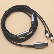 TC To MMCX headphone Replace cable USBC port earphone to mmcx  Audio Cable for Shure SE215 SE315 SE535 SE846 UE900 with decoding
