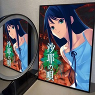 นวนิยายสยองขวัญ Saya No Uta เพลงของ Saya โปสเตอร์คุณภาพสูง Dorm ห้องนั่งเล่น Aesthetic Wall ตกแต่งภา